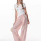Mini Ribbon Loose Nylon Pants ZZF0353