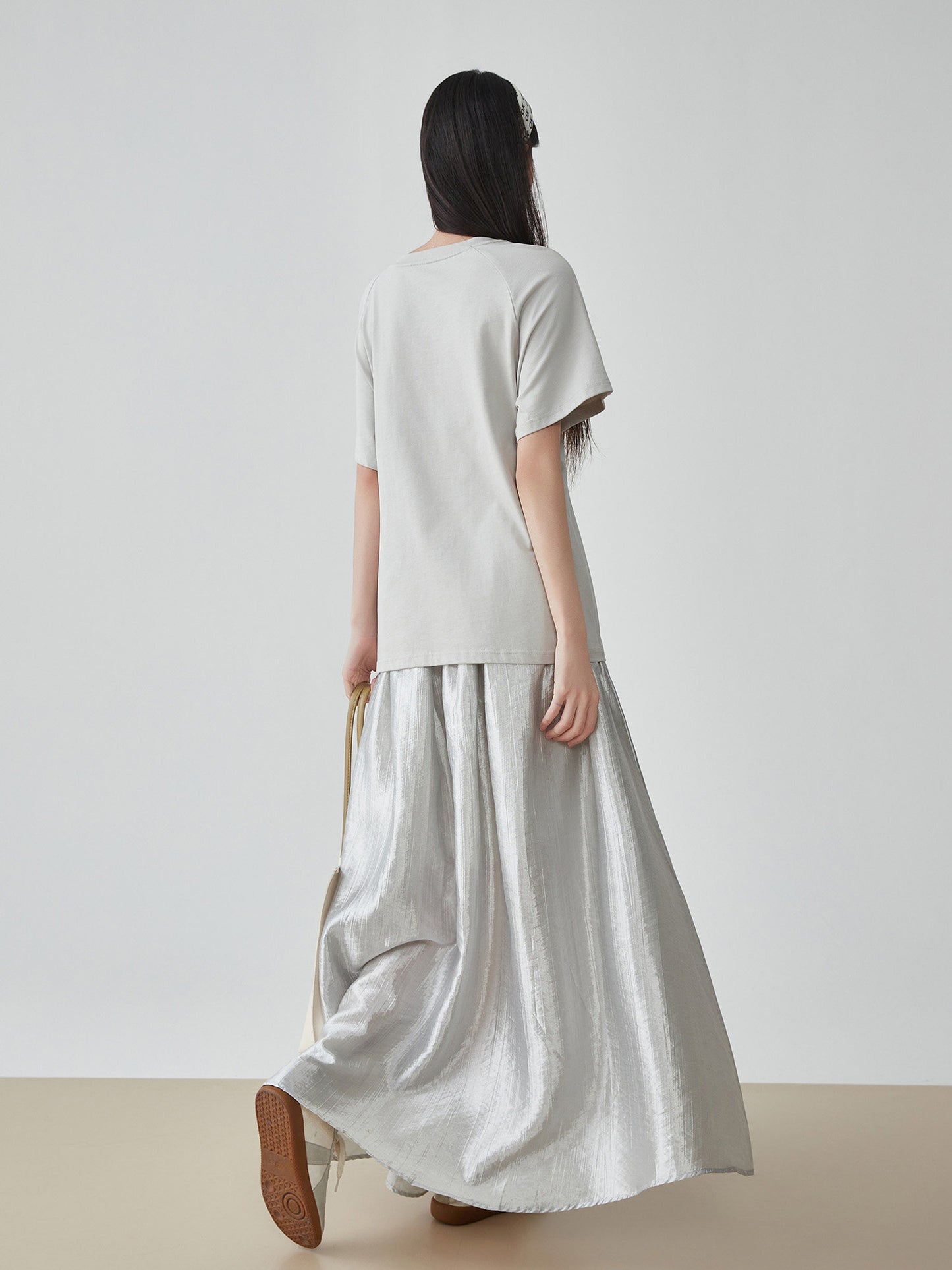 Metallic Silver Docking Dress FER0243