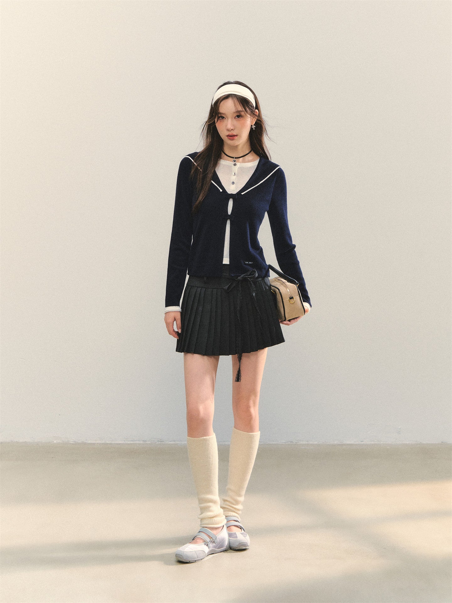 Sailor Collar Layered-Style Top ASG0078