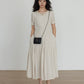 Round Neck Linen Long Dress VAS0132