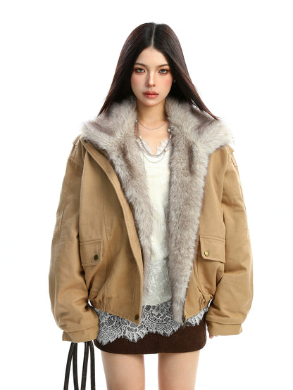 Fur Collar Cotton Jacket BGS0036