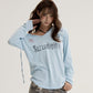V-Neck Long Sleeve Top  ONP0010