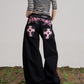 Back Logo Wide Denim Pants ONP0004