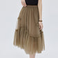 Ruffled Mid-Length Skirt SHN0028