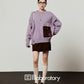 Damage Loose Knit Top / A-Line Mini Skirt LLA0616