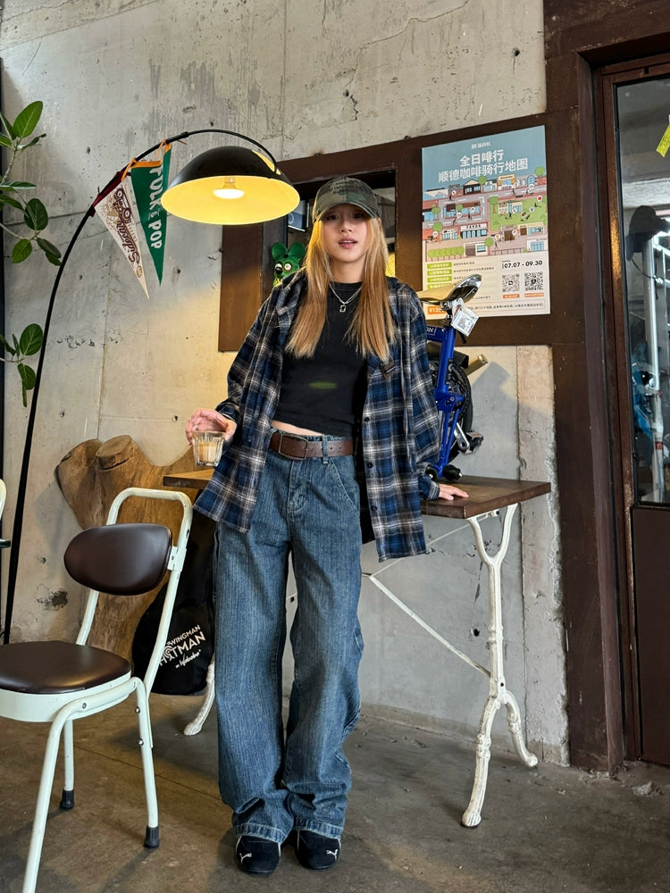 Vintage Hood Checkered Shirt CYE0004