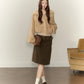 Vintage Brown Half Length Skirt WDB0007