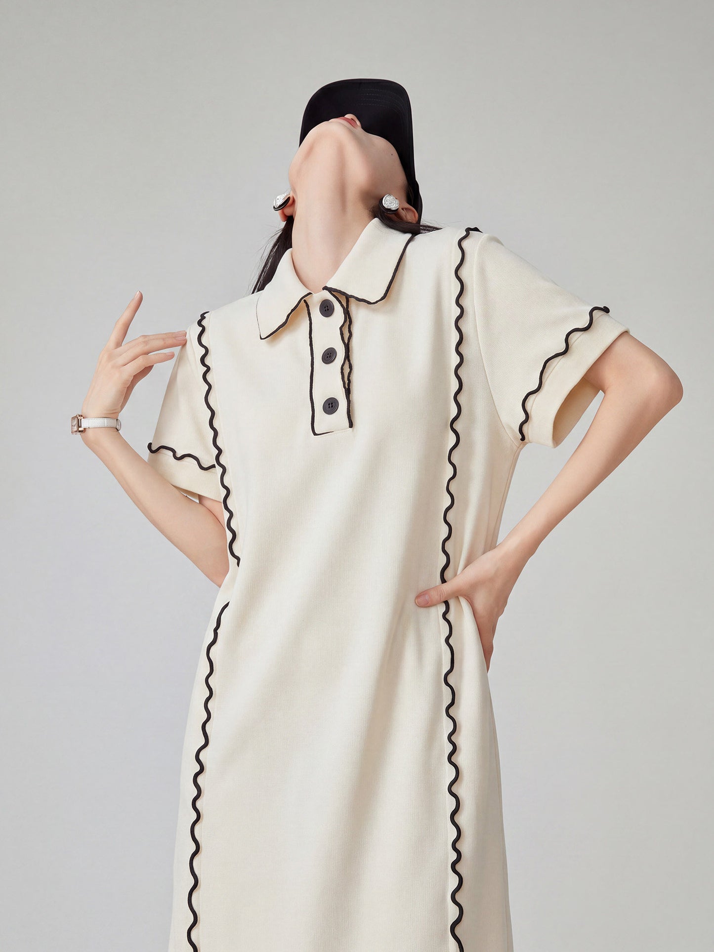 Mellow Stitch Polo Dress FER0336