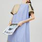 Mixed Material Docking Balloon Dress FER0357