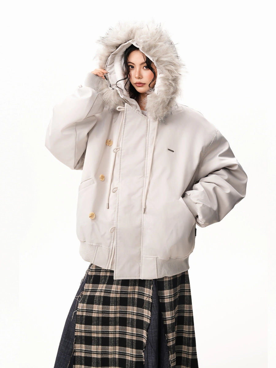 Fur Collar Cotton Jacket BWA0003