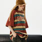 Retro Stripe Short Sleeve T-Shirt HGX0046