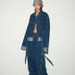 Retro Blue Denim Jacket / Wide Denim Pants MCY0011