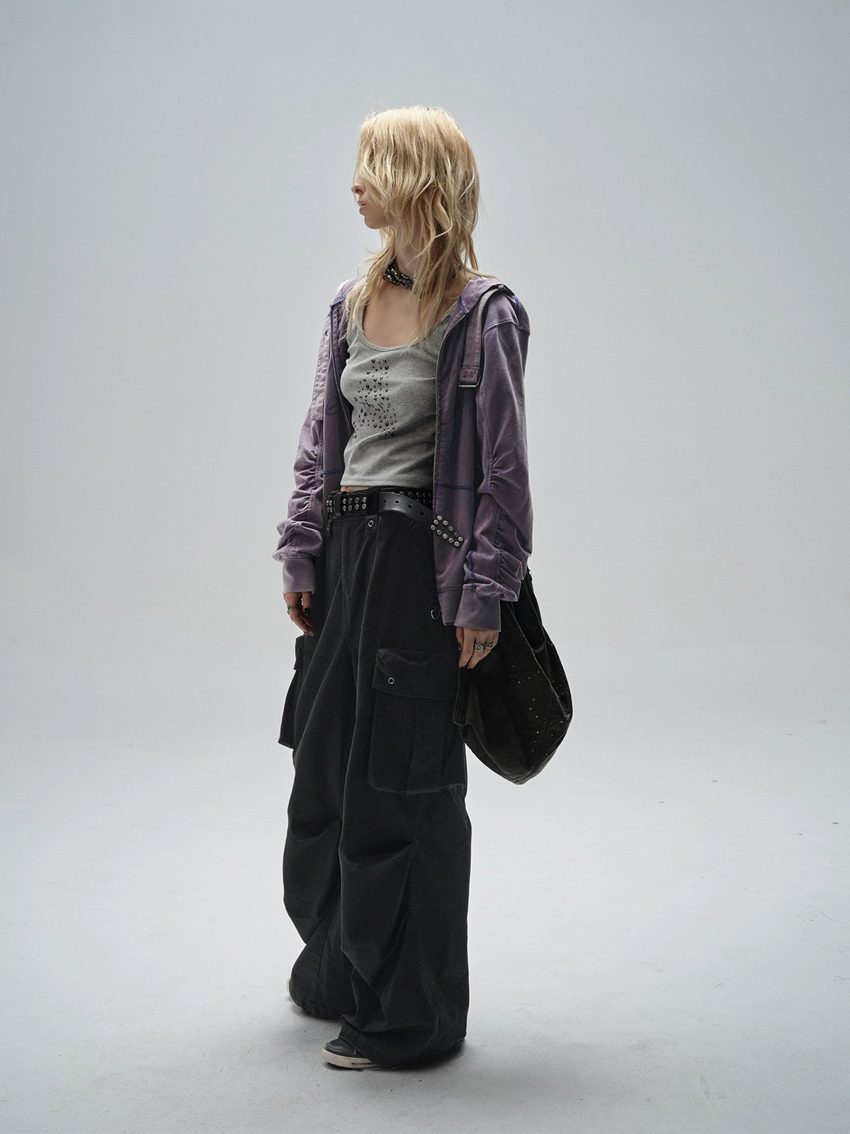 Punk Hood Zip Hoodie WAT0018