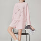 Pony Embroidered Long Sleeve Sweatshirt / Loose Shorts FER0086