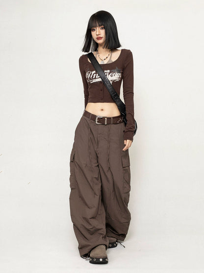 Retro Wide Cargo Pants ZRS0048