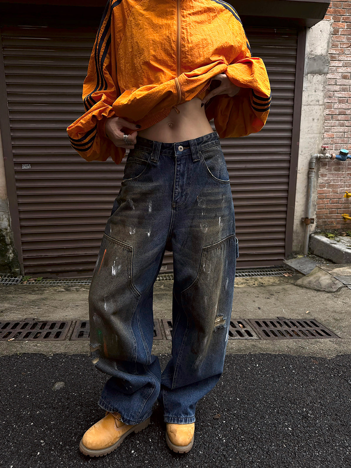 Paint-Splatter Jeans WWP0006