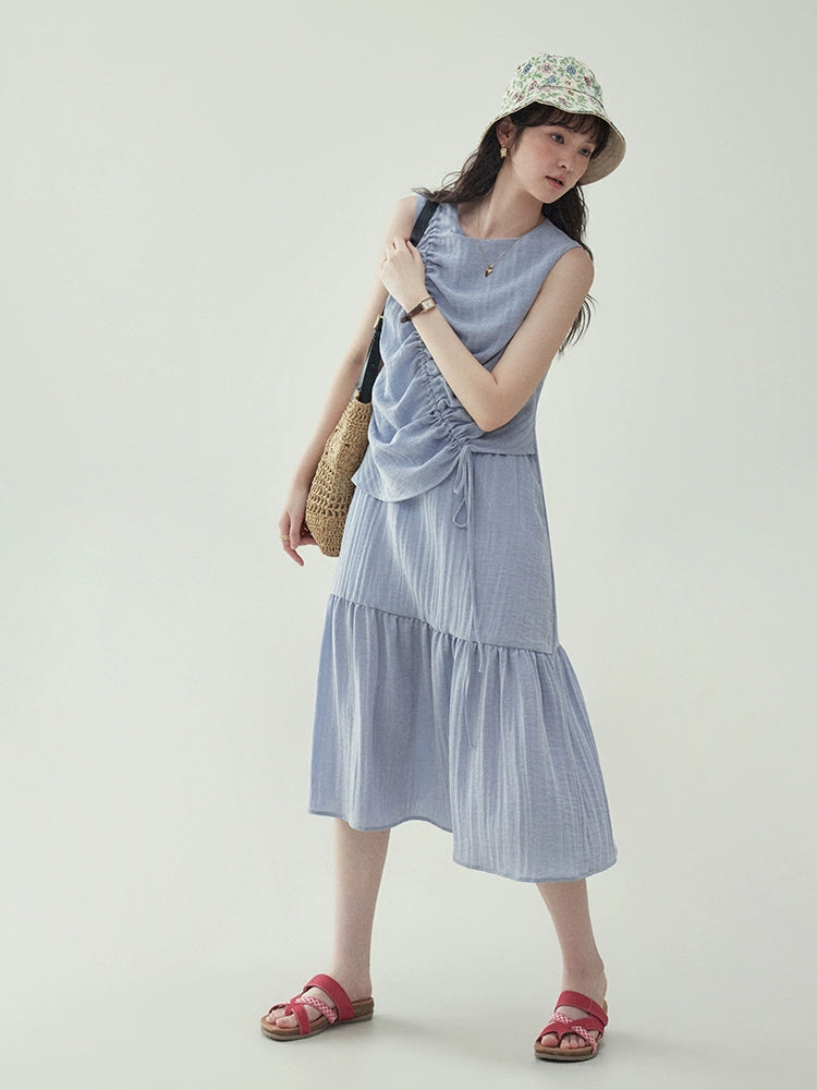 Wrap Tiered Dress AMU0016