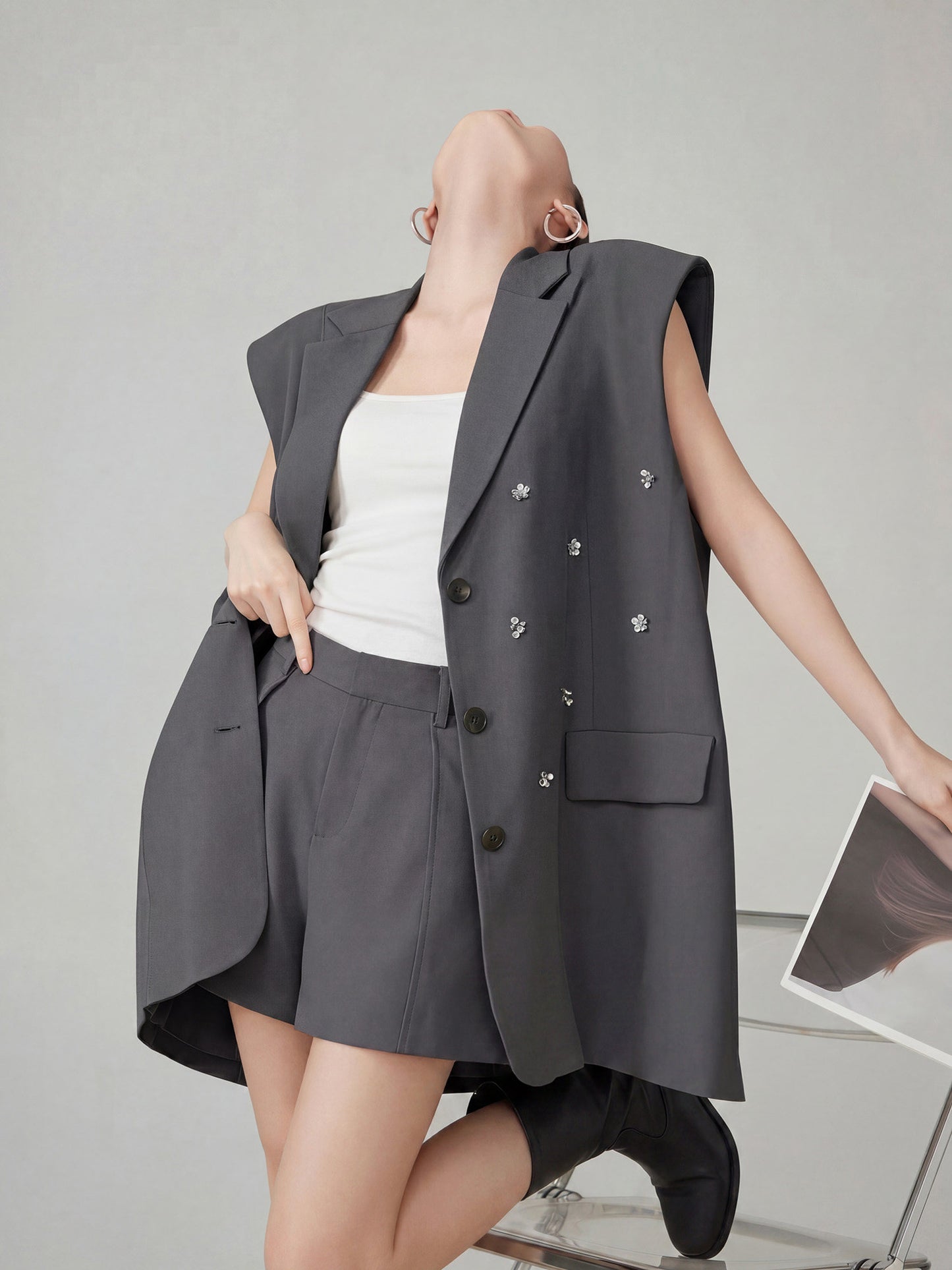 Bijou Tailored Vest / Shorts FER0300