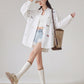 Pony Embroidered Long-Sleeve Shirt FER0366
