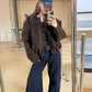 Fur Collar Suede Jacket CYE0032