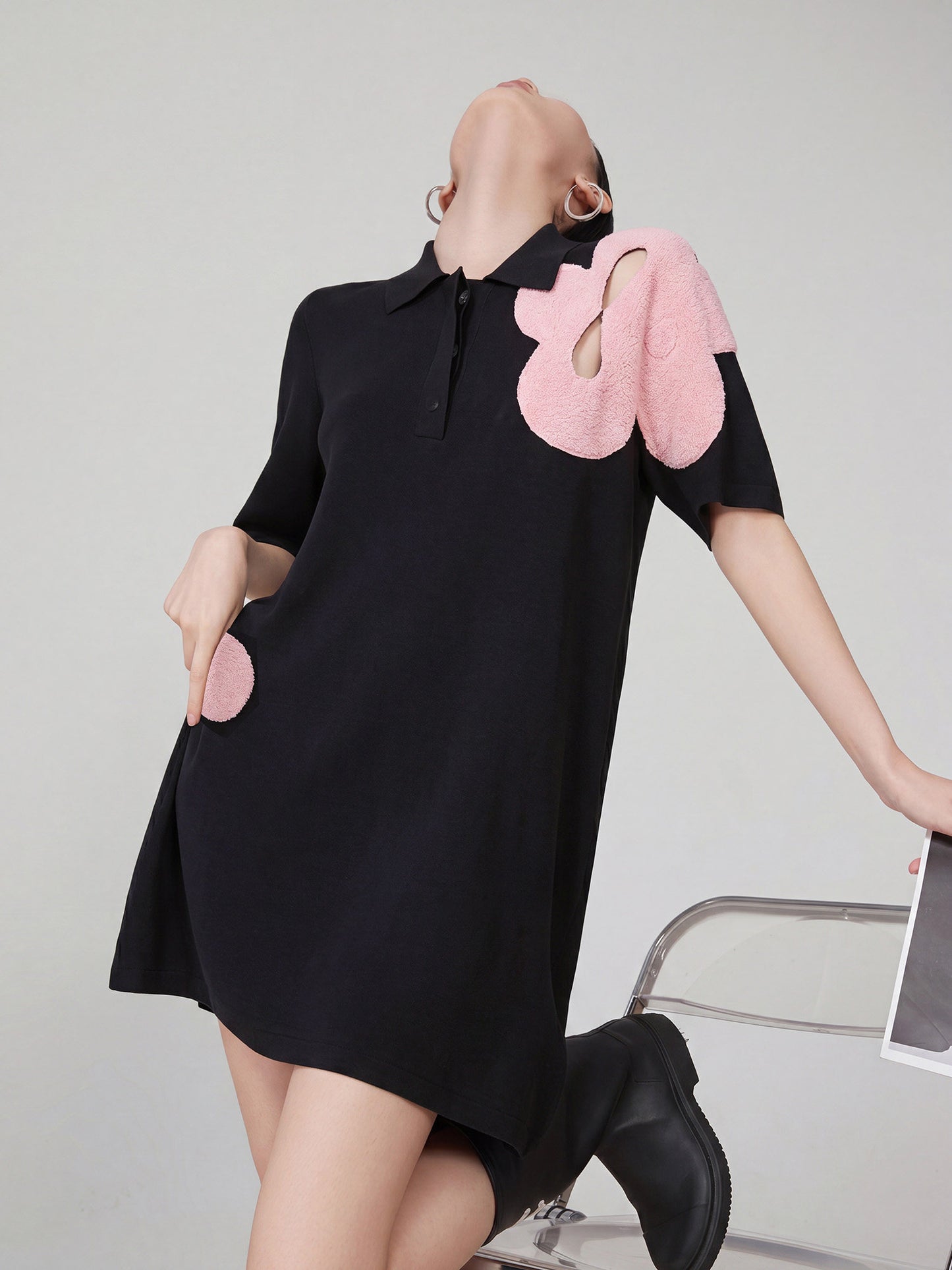 Daisy Polo Shirt Mini Dress FER0349