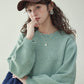 Lace Collar Long-Sleeve Top AMU0046