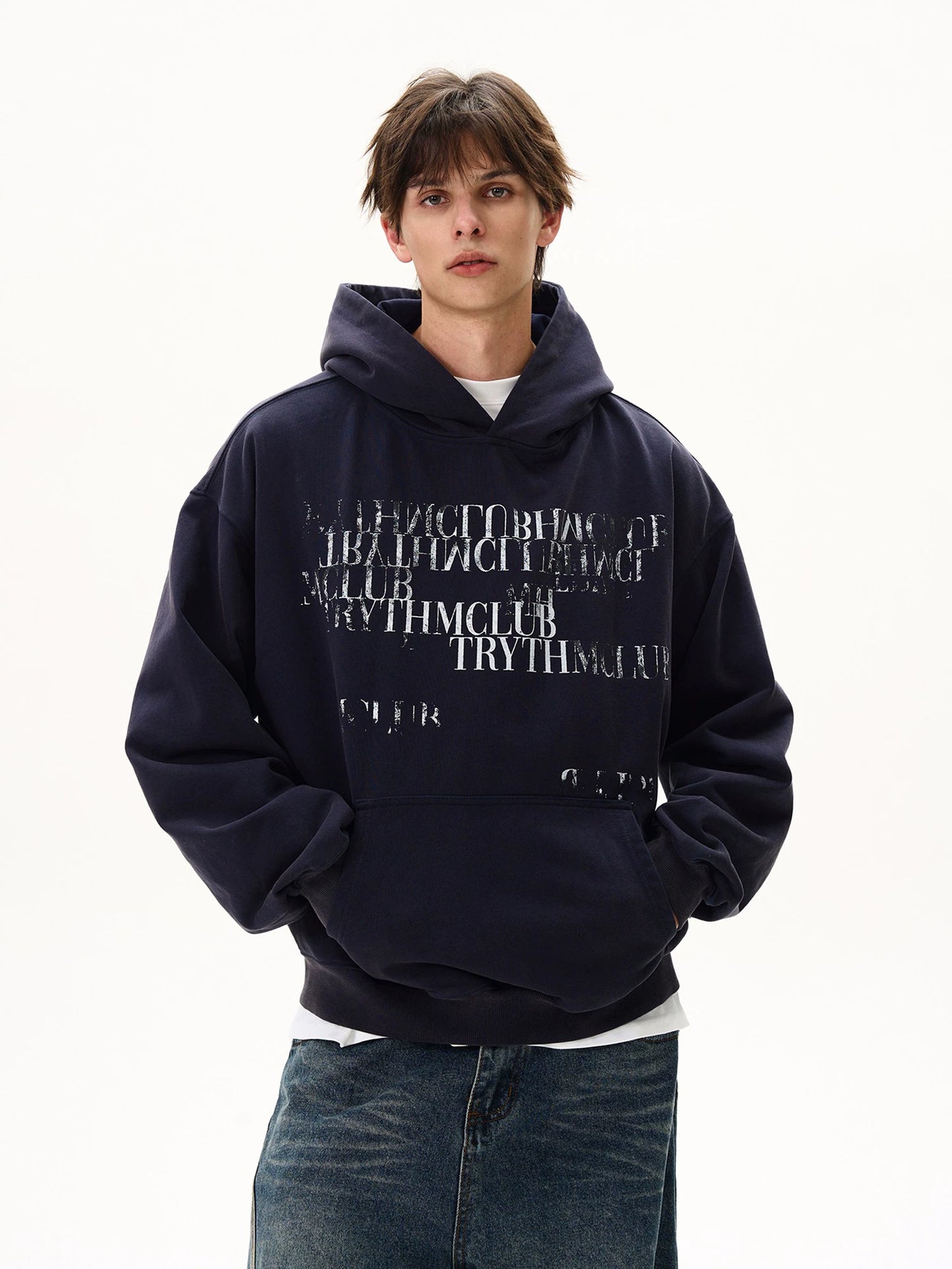 Stylish Logo Sweatshirt Hoodie MAD0004