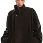 Suede Fleece Stand Collar Jacket BGS0045