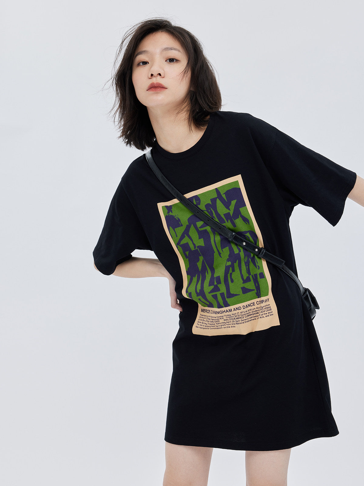 Graphic T-Shirt Dress SHN0029