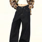 Loose Wide Curve Denim Pants WDZ0032