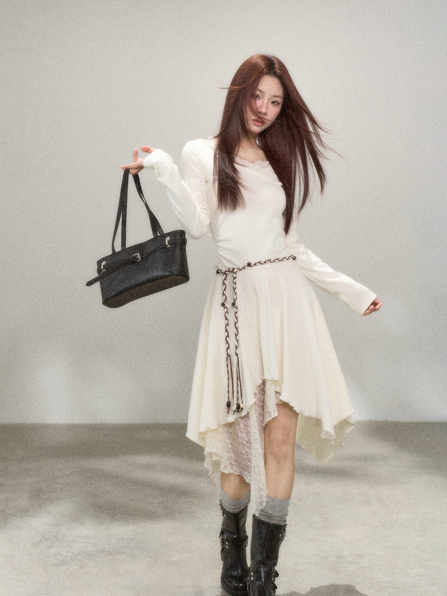 Race Ilehem Long Sleeve Dress WDB0022