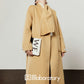 Long Coat With Scarf/Mini Skirt LLA0543