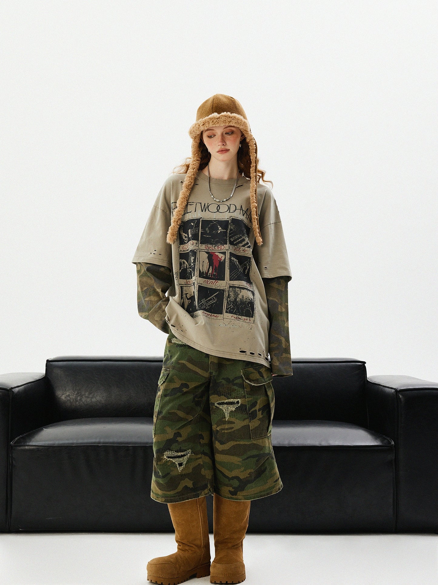 Street Design Long Sleeve T-Shirt HGX0045