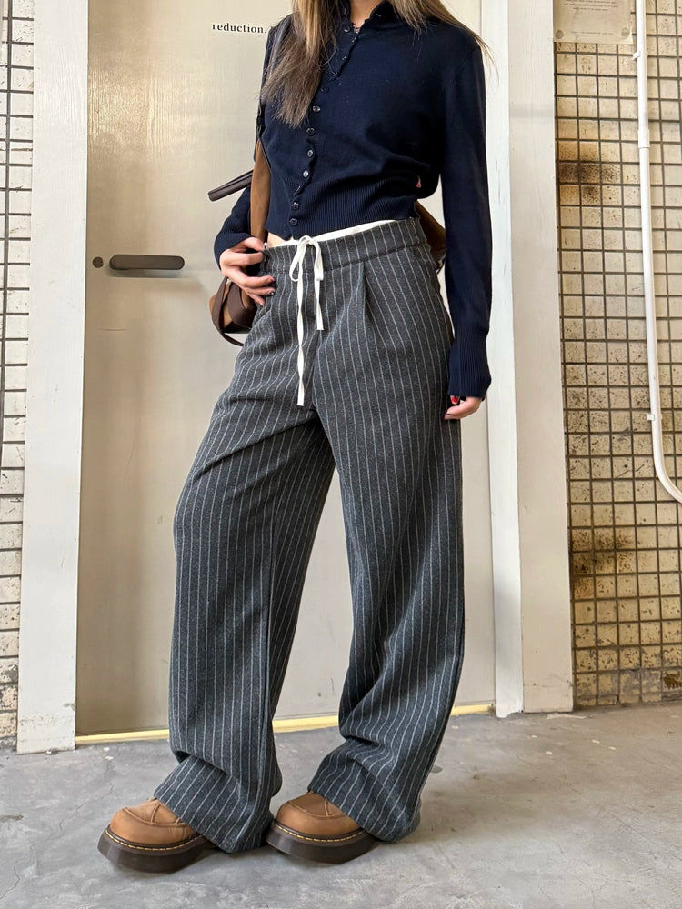 Double Waist Stripe Pants CYE0070