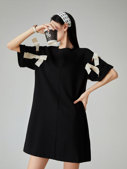 Ribbon A-Line Mini Dress FER0167