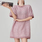 Shaggy Knit Mini Dress FER0125