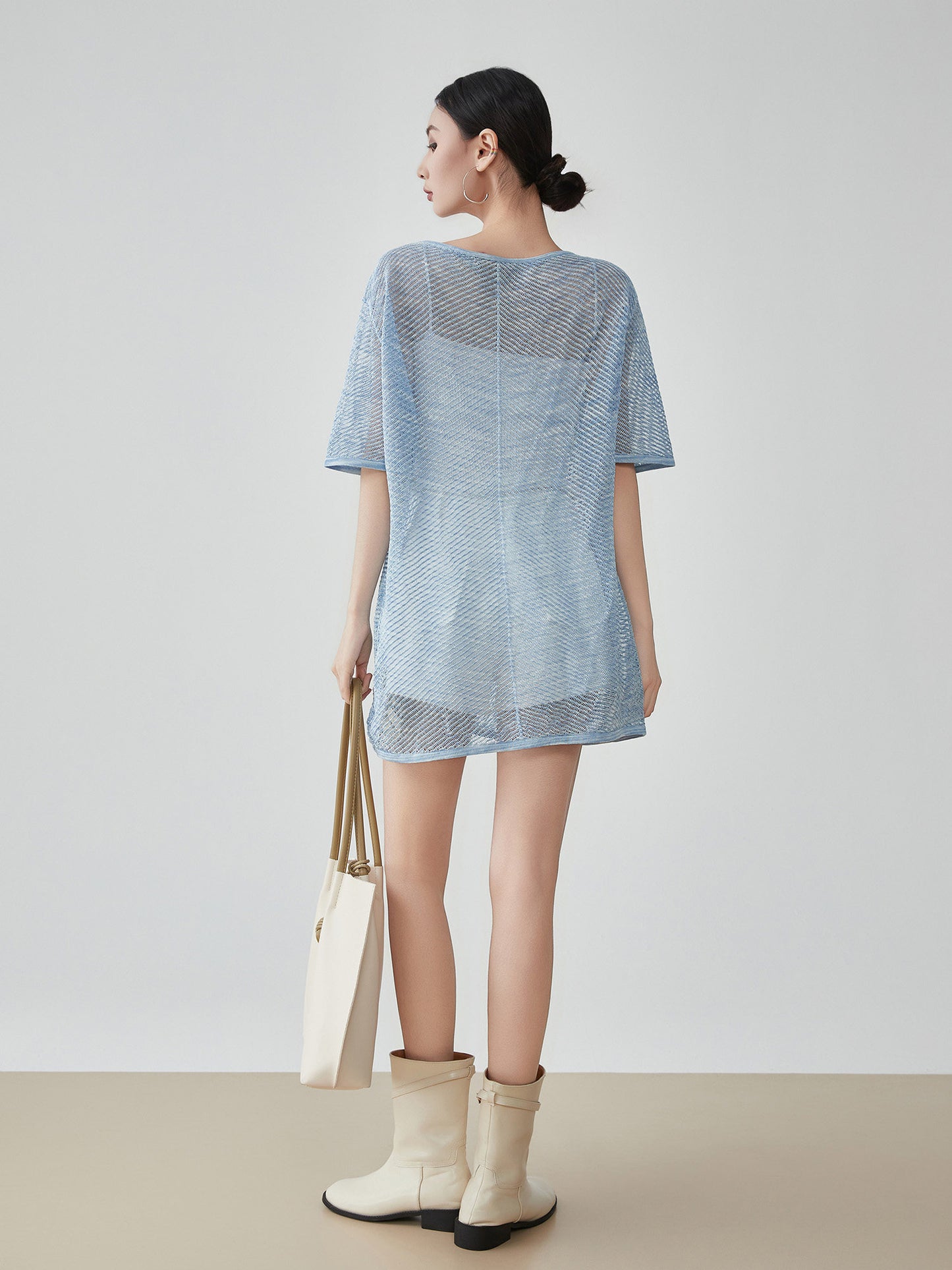 Mesh Summer Layer Tops FER0294