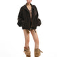 Suede Fleece Stand Collar Jacket BGS0045