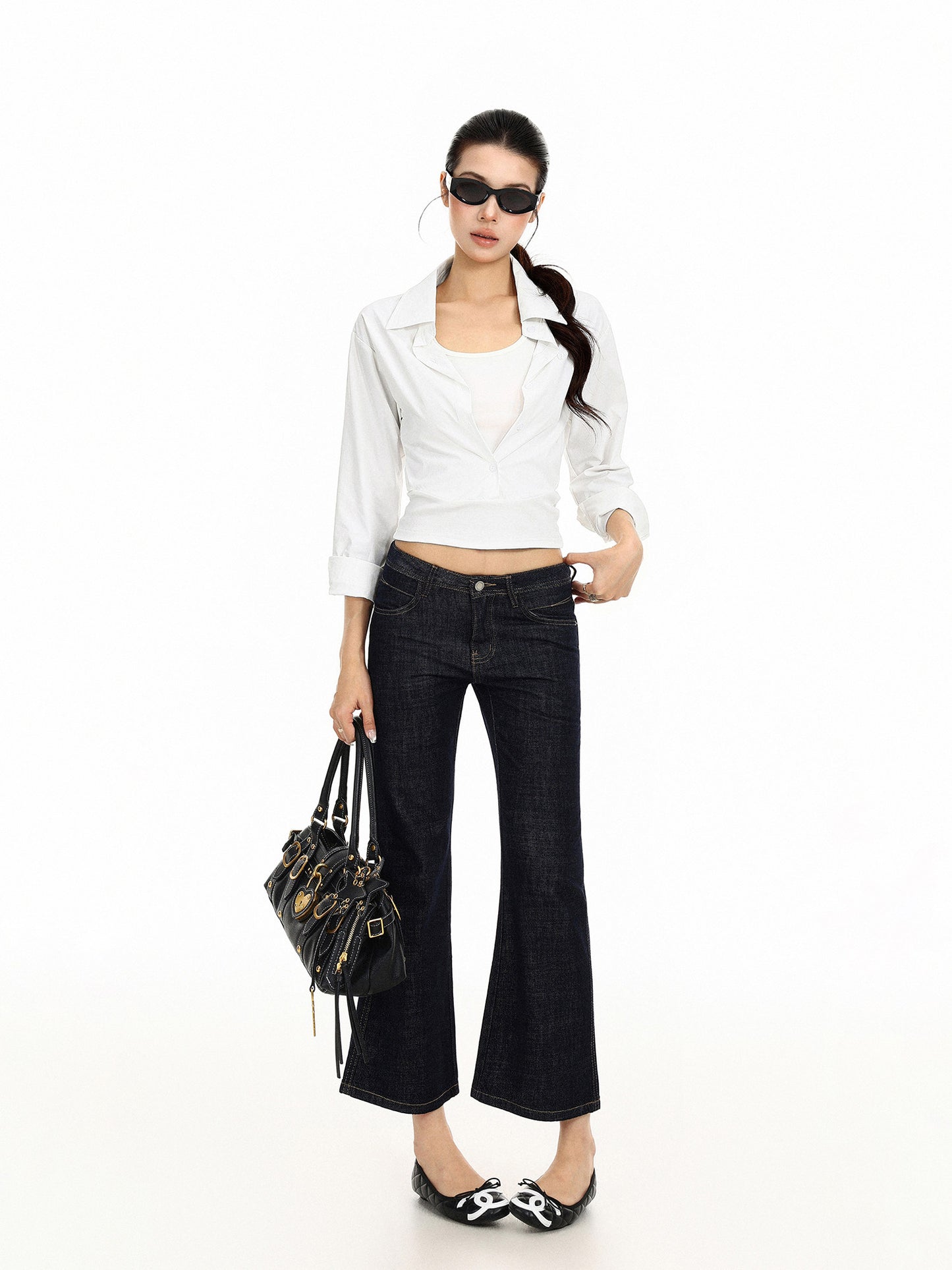 Crop Long Sleeve Shirt BGS0052