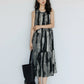 Sleeveless Tiedye Flare Dress VAS0079