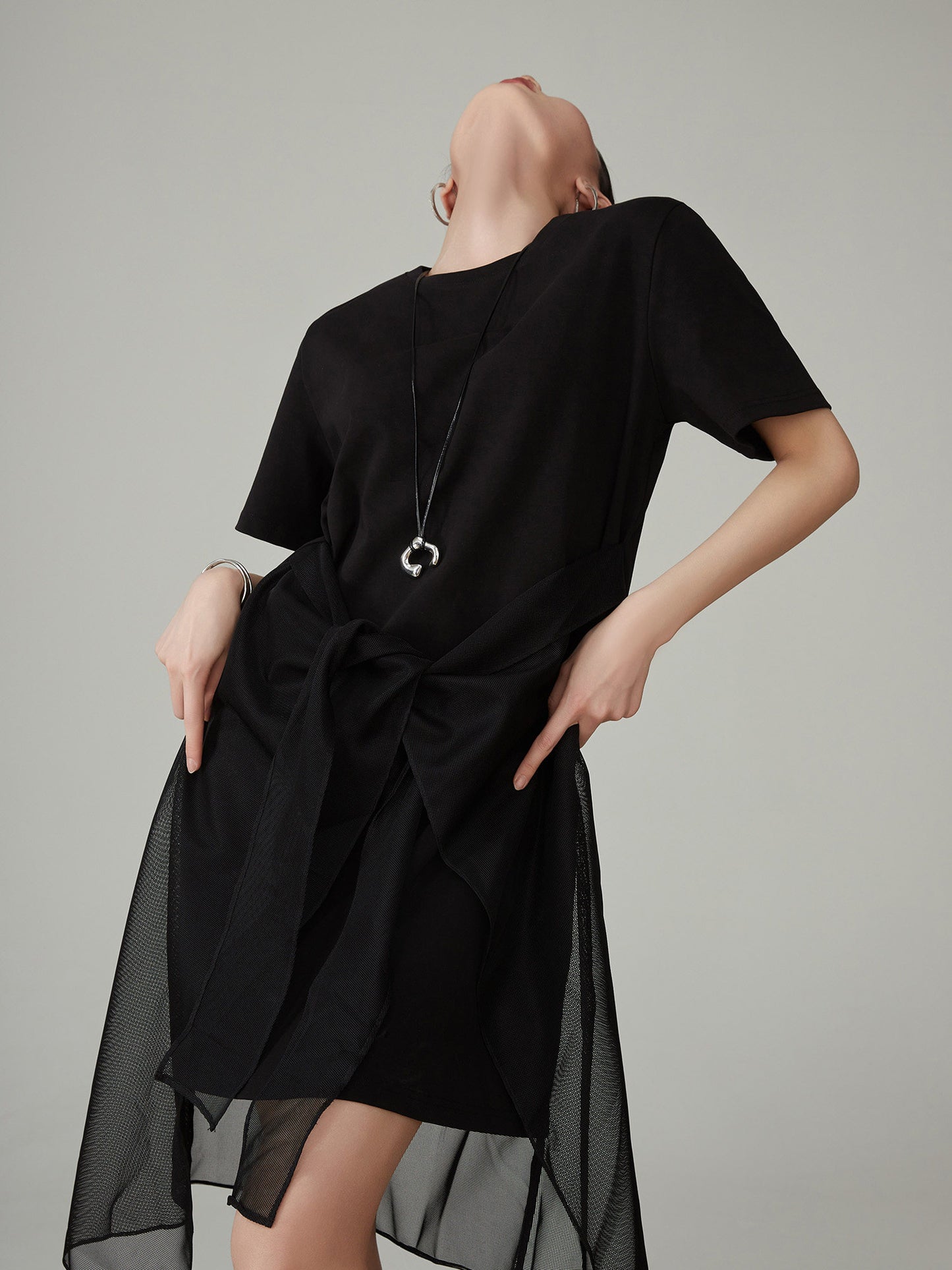 Asymmetric Docking Dress FER0157