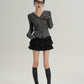 V-Neck Slim Tops SRS0330