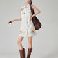 Flowers Denim Dress Sleeveless FER0350