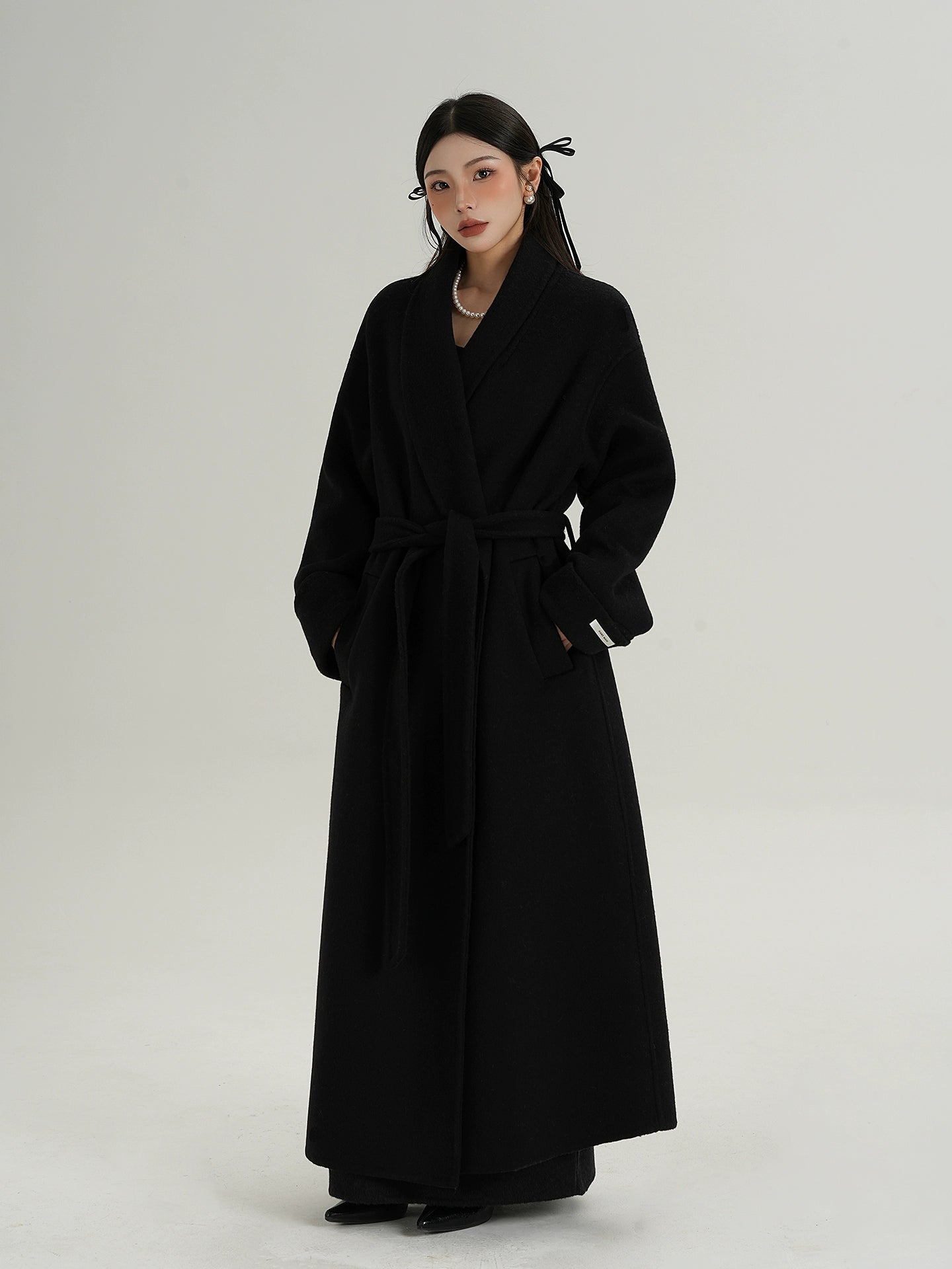 Elegant Long Wool Coat SRS0401