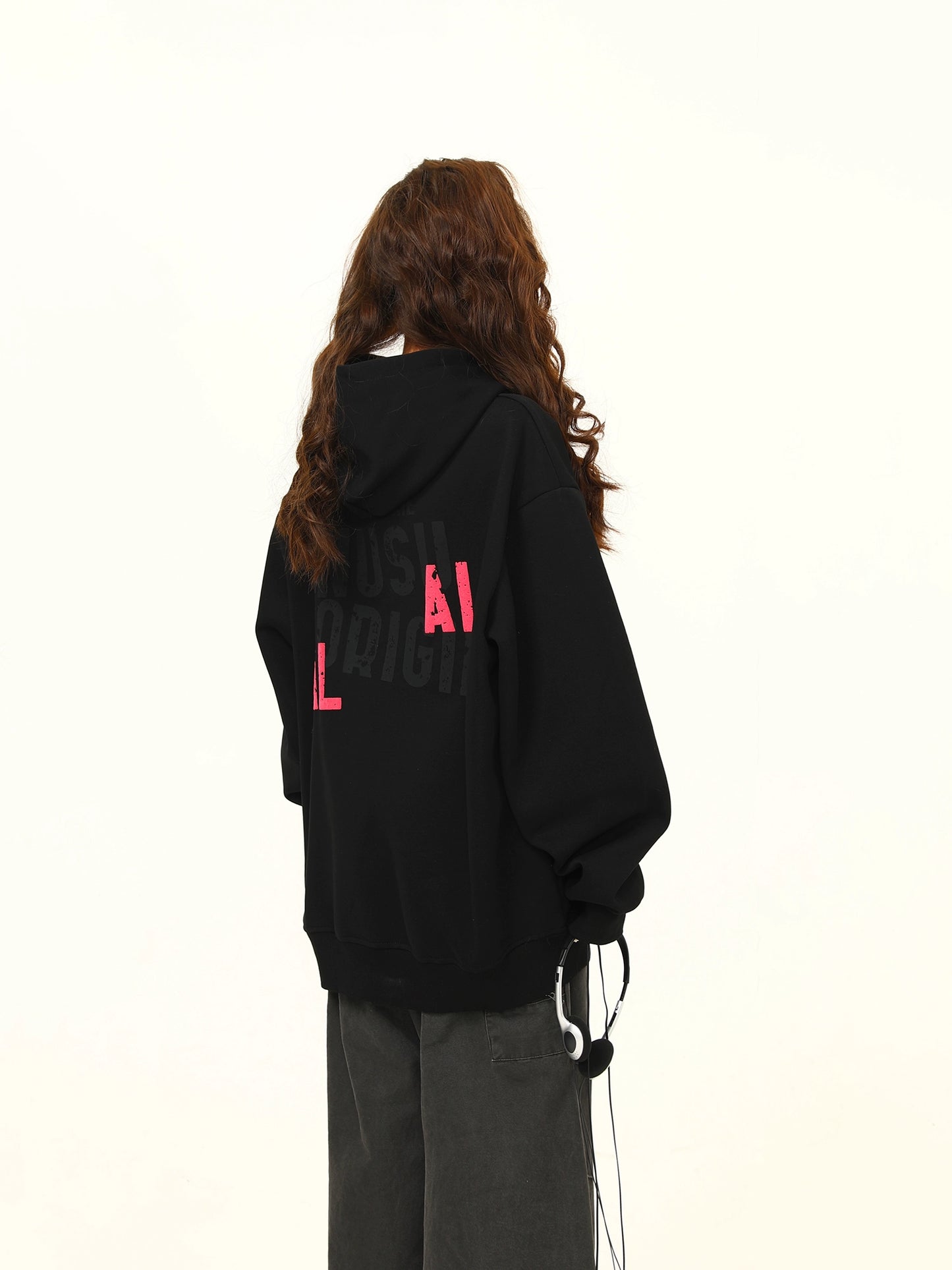 Big Logo Print Hoodie WDZ0040