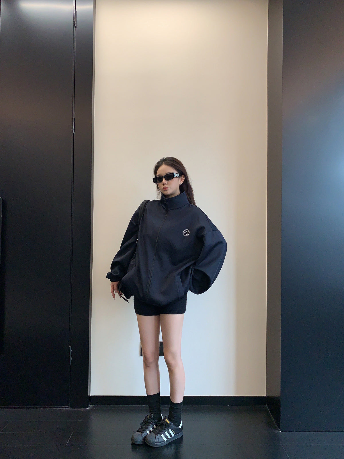 Loose-Fit Stand-Neck Jacket YLS1040