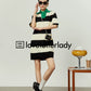 Polo Border Mini Dress LLA0124