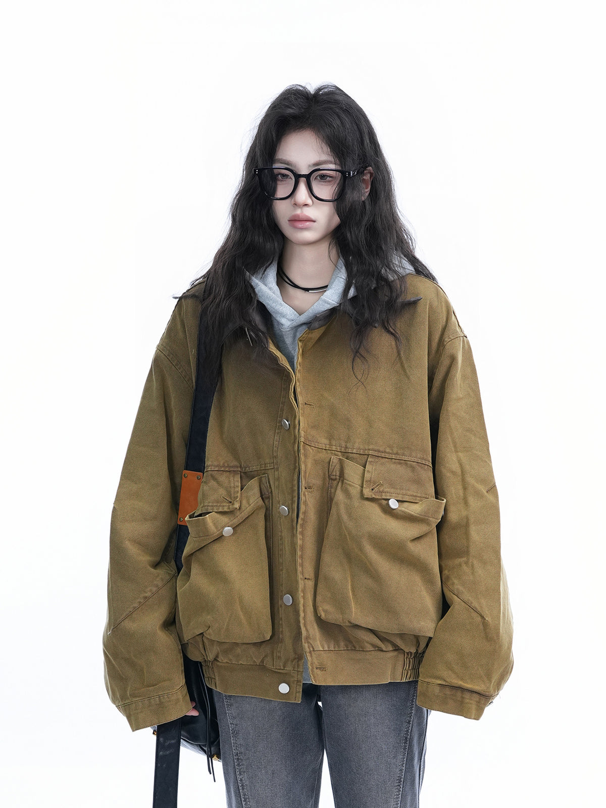 Oversized Work Denim Jacket WLS0009