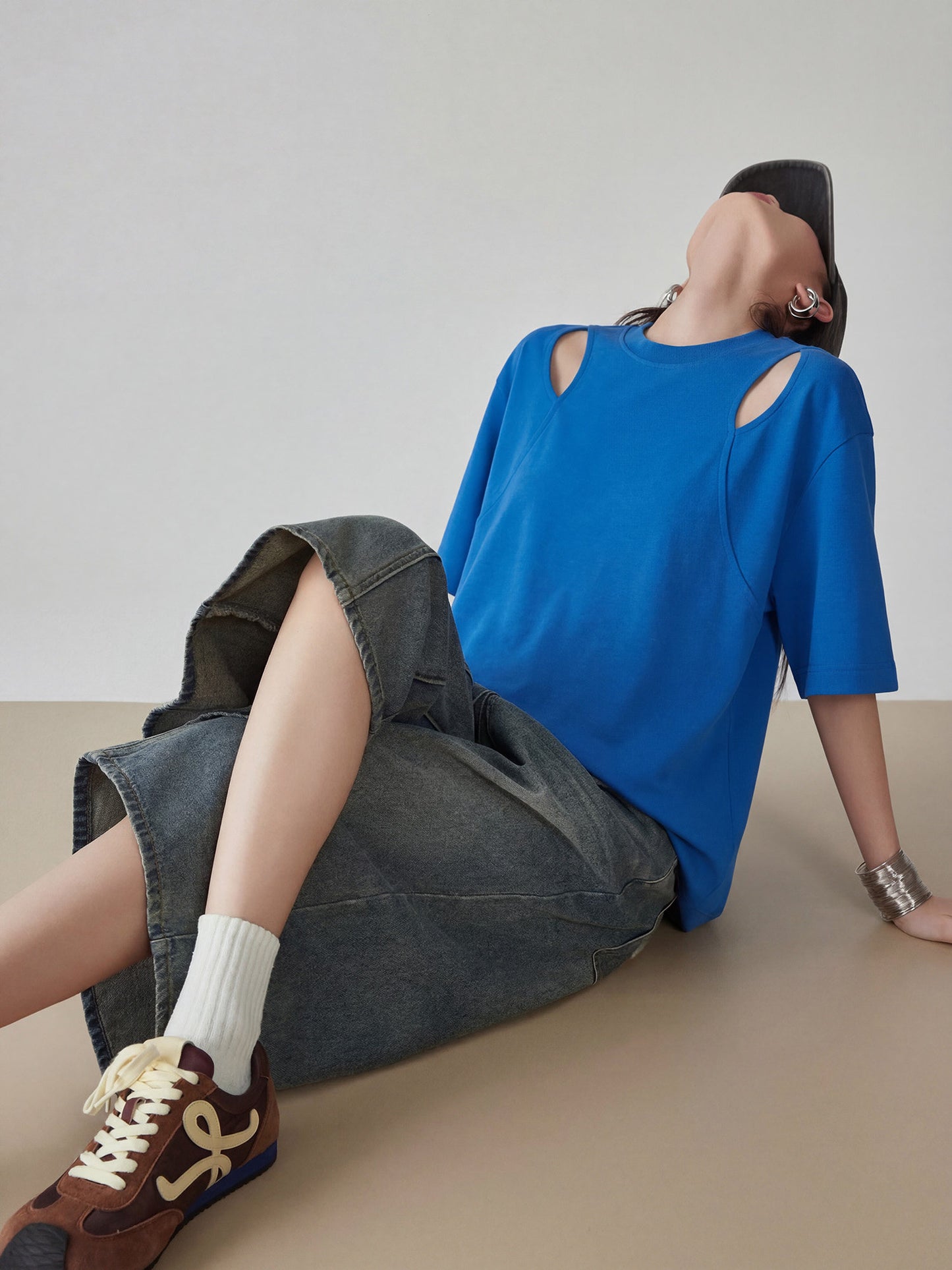 Cutout Oversized T-Shirt FER0227