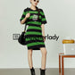 Street Wide Border Dress LLA0150